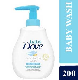 Dove - Baby  Head To Toe Wash - 200ml